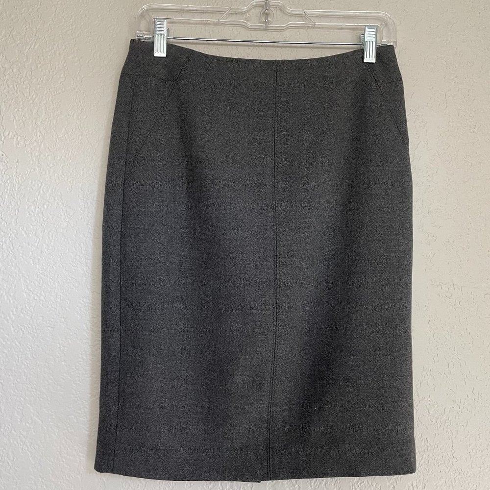 Loft Pencil Skirt Gray Size 2